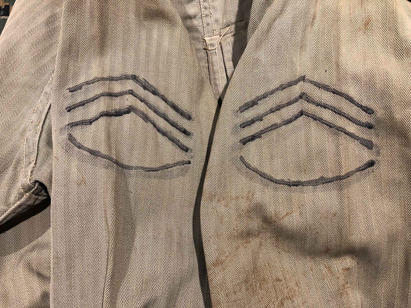 US Marine Corps Herringbone Twill (HBT) P44 and P41/P47 Dungaree