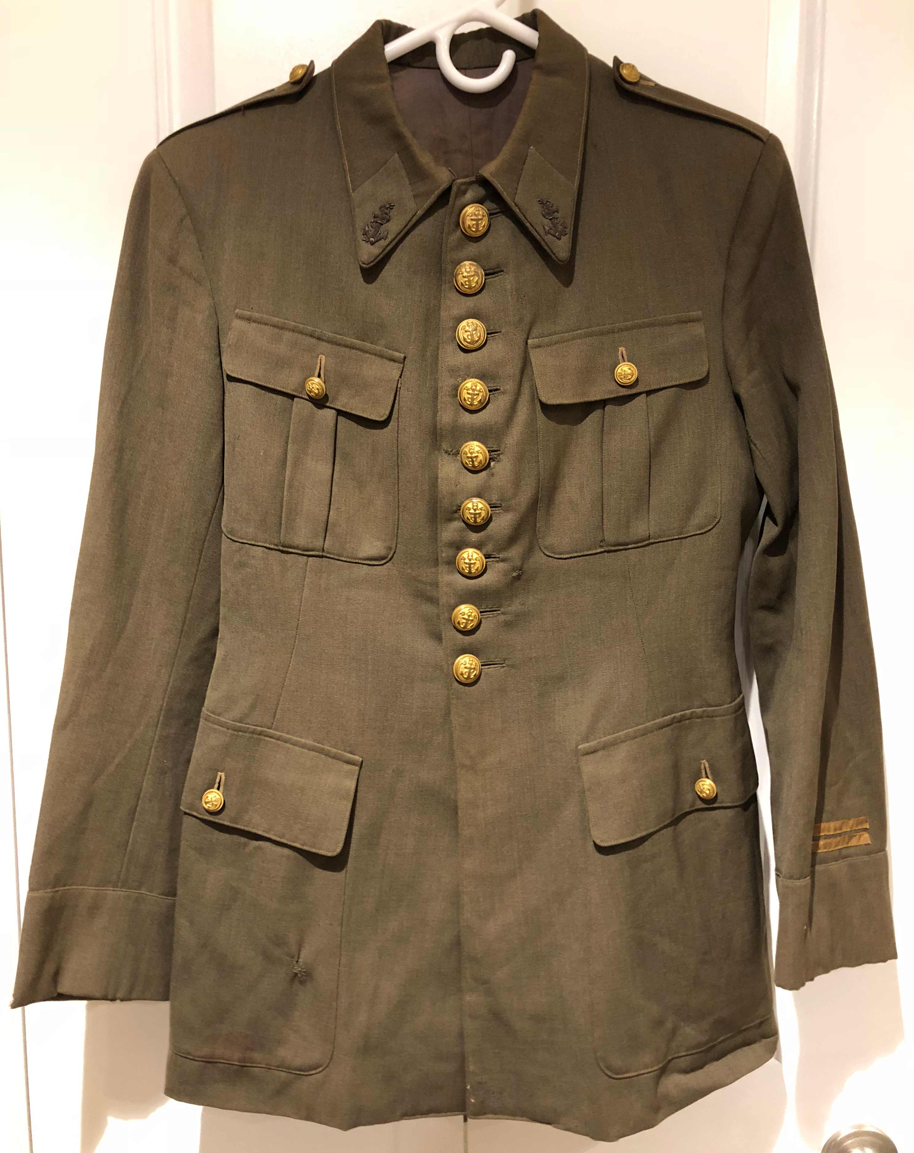 French Indochina Marine Infantry Officer Tailored Uniform (9e Regiment ...