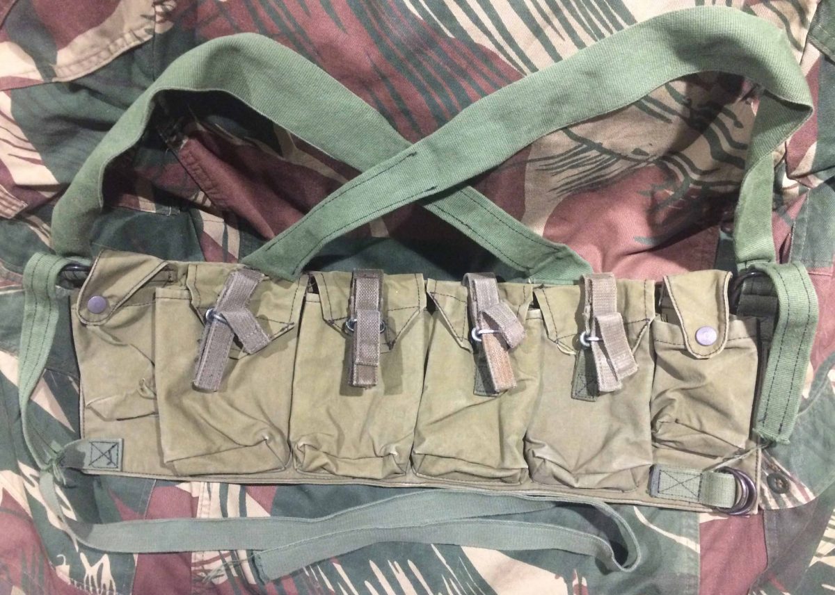 Rhodesian Chest Webbing Rig (1970’s) | KommandoPost.com | KPS Militaria ...