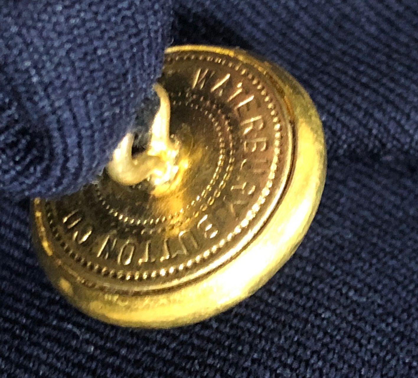 Steady Stream Button Back in Navy