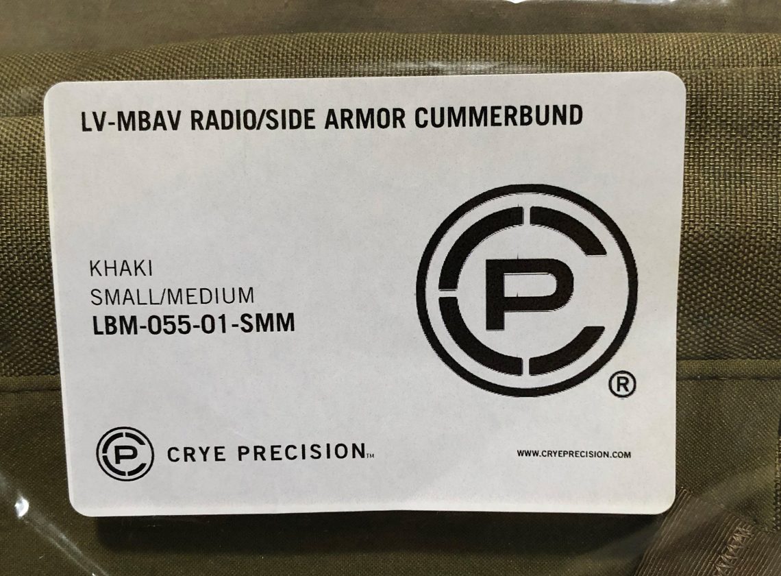 Crye Precision LV-MBAV Radio/Side Armor Cummerbund