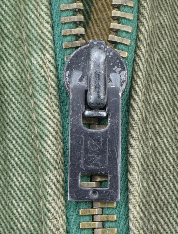 Vintage Scovill Conmar Talon Brass Military Zippers WW II ~ Vietnam Era